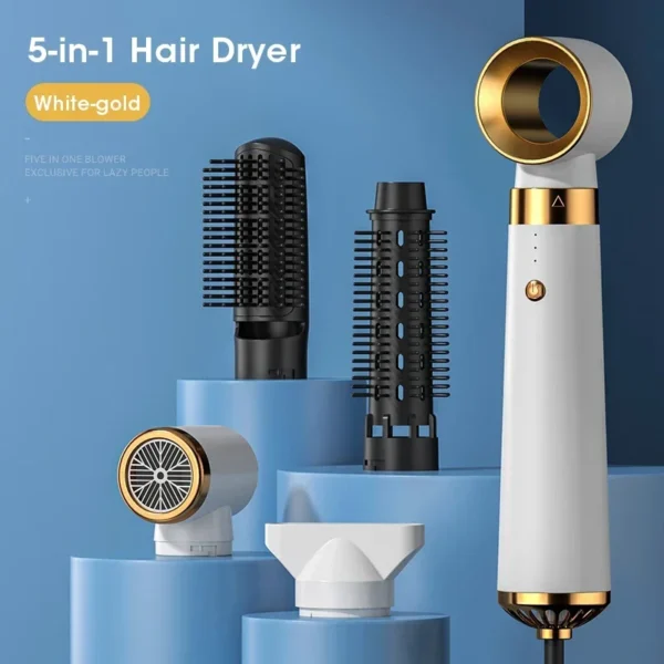 5-in-1 Negative Ion Hair Styler: Dry, Curl, Straighten & Protect! - Image 8