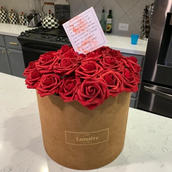 Artificial Red Roses for Weddings & Decor (10/25 PCS) - Image 14