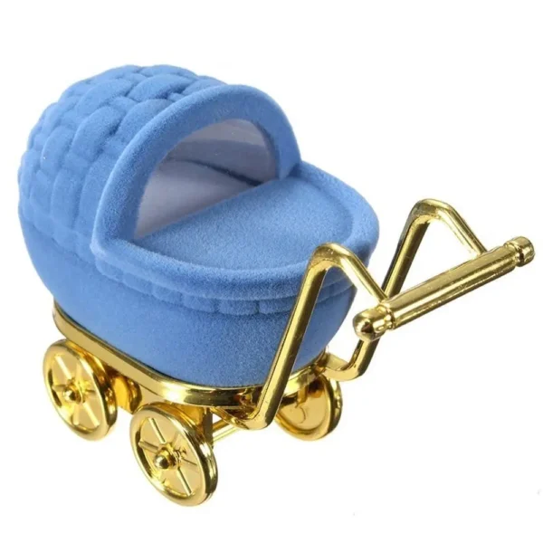 Portable Velvet Jewelry Stroller Box - Image 4