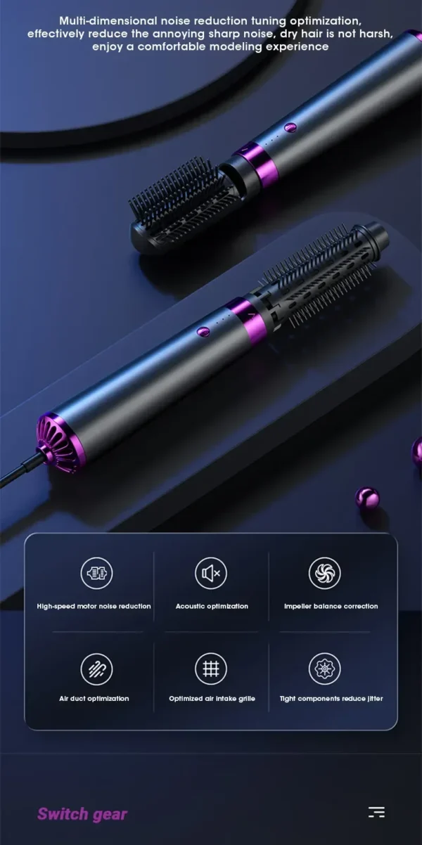 5-in-1 Negative Ion Hair Styler: Dry, Curl, Straighten & Protect! - Image 22