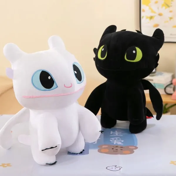 Large Toothless Plush Toy Throw Pillow Cute Cartoon Dragon Stuffed Toy Soft Decorative Throw Pillow Anime Stuffed Dolls - Image 4