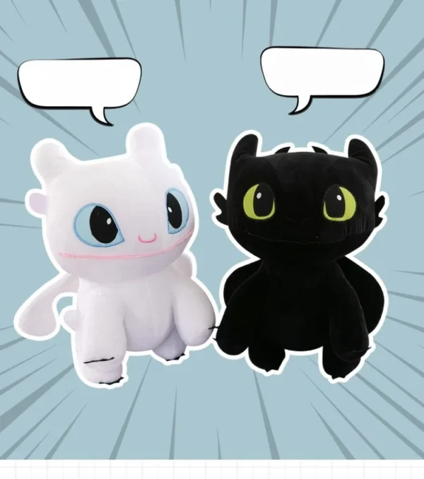 Large Toothless Plush Toy Throw Pillow Cute Cartoon Dragon Stuffed Toy Soft Decorative Throw Pillow Anime Stuffed Dolls - Image 6