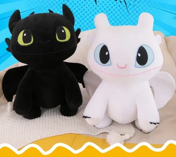 Large Toothless Plush Toy Throw Pillow Cute Cartoon Dragon Stuffed Toy Soft Decorative Throw Pillow Anime Stuffed Dolls - Image 5