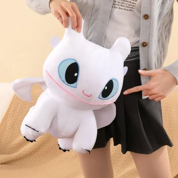 Large Toothless Plush Toy Throw Pillow Cute Cartoon Dragon Stuffed Toy Soft Decorative Throw Pillow Anime Stuffed Dolls - Image 2